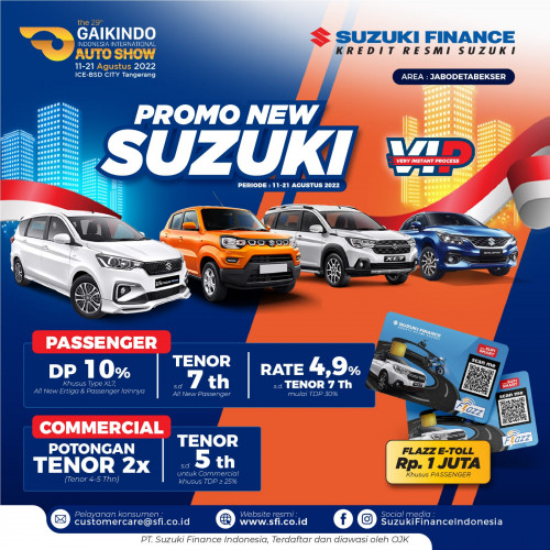 Promo Paket Suzuki Diskon 2 Angsuran - Promo Suzuki Cilegon 2026